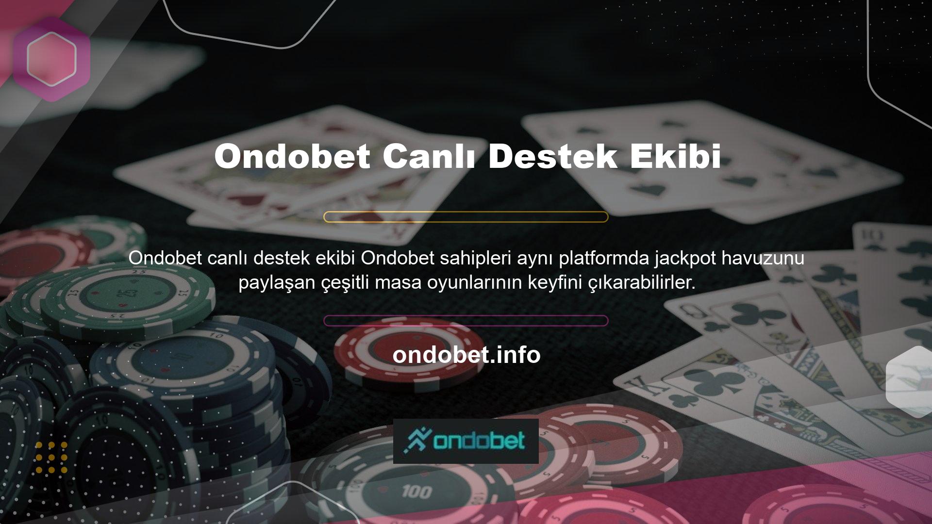 Ondobet iki tür casino oyunu sunmaktadır: otomatik olarak oynananlar ve gerçek zamanlı olarak oynananlar