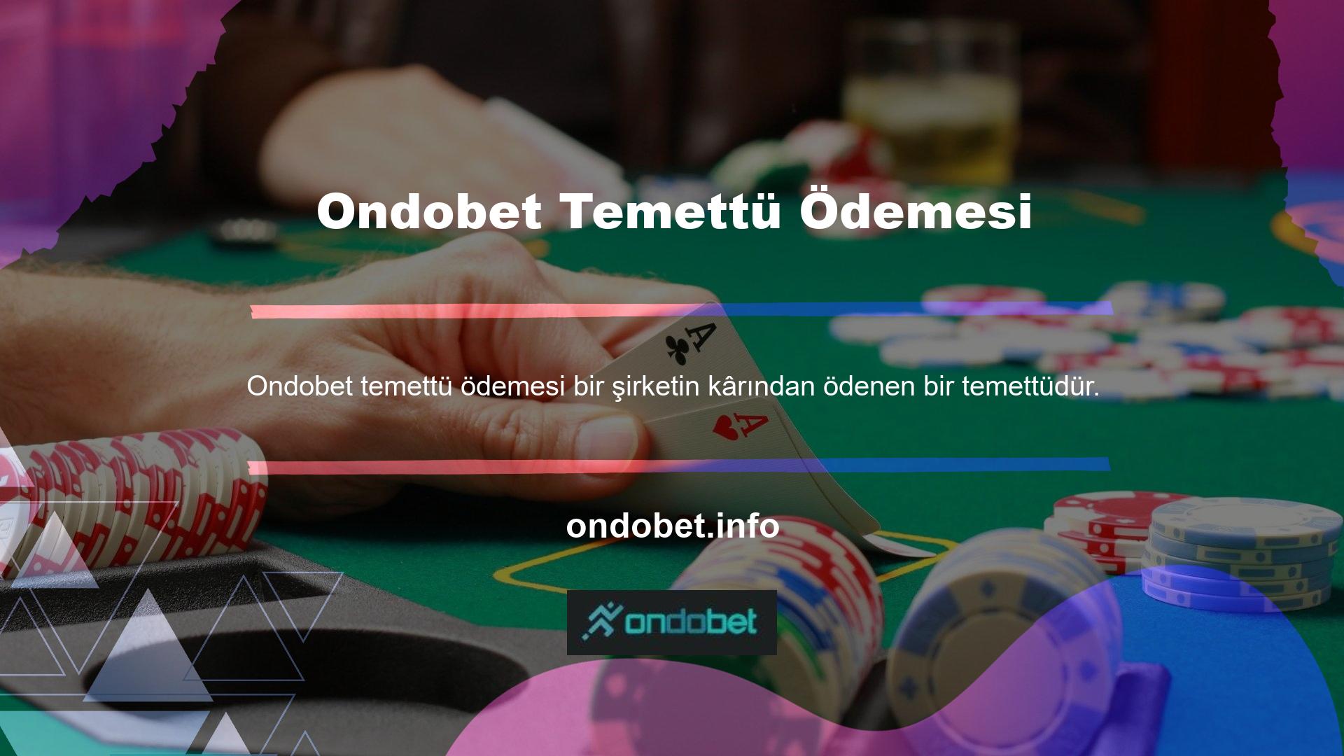 Bir bahis şirketine para koyduğunuzda yatırım yapıyorsunuz
